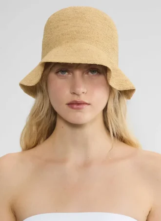Sombrero de rafia Sunbeam con ala mini