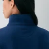 Sudadera acogedora Boyfriend Mock Crop Zip-up Sudadera acogedora Boyfriend Mock Crop Zip-up