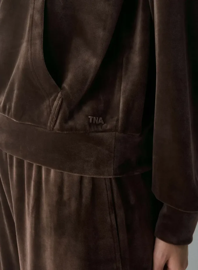 Sudadera con capucha Audrina Velour Sudadera con capucha Audrina Velour