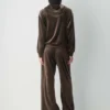Sudadera con capucha Audrina Velour Sudadera con capucha Audrina Velour