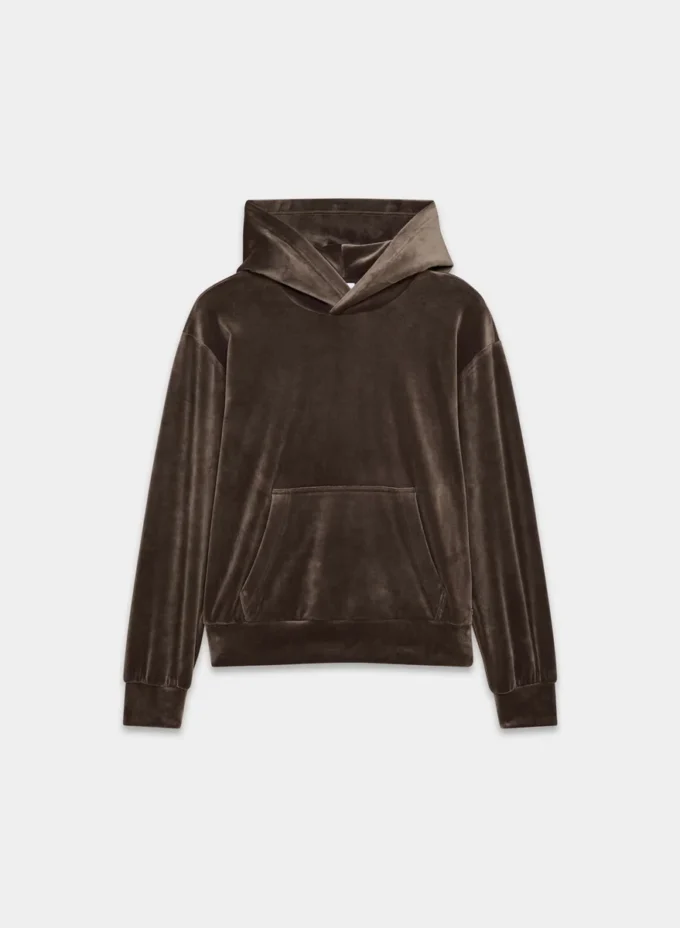 Sudadera con capucha Audrina Velour Sudadera con capucha Audrina Velour
