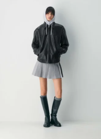 Sudadera con capucha Rib