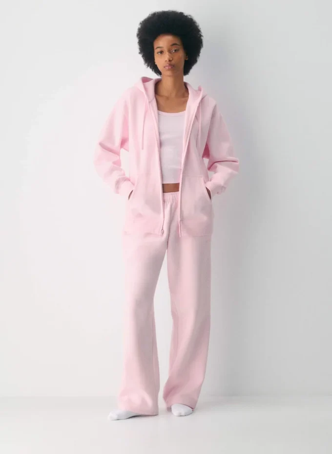 Sudadera con capucha y cremallera Boyfriend Sudadera con capucha y cremallera Boyfriend