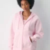 Sudadera con capucha y cremallera Boyfriend Sudadera con capucha y cremallera Boyfriend