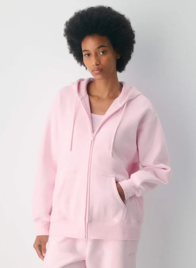 Sudadera con capucha y cremallera Boyfriend Sudadera con capucha y cremallera Boyfriend