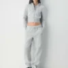 Sudadera con capucha y cremallera, cómoda y ajustada, de felpa de peso medio Sudadera con capucha y cremallera, cómoda y ajustada, de felpa de peso medio