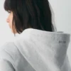 Sudadera con capucha y cremallera, cómoda y ajustada, de felpa de peso medio Sudadera con capucha y cremallera, cómoda y ajustada, de felpa de peso medio