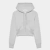 Sudadera con capucha y cremallera, cómoda y ajustada, de felpa de peso medio Sudadera con capucha y cremallera, cómoda y ajustada, de felpa de peso medio