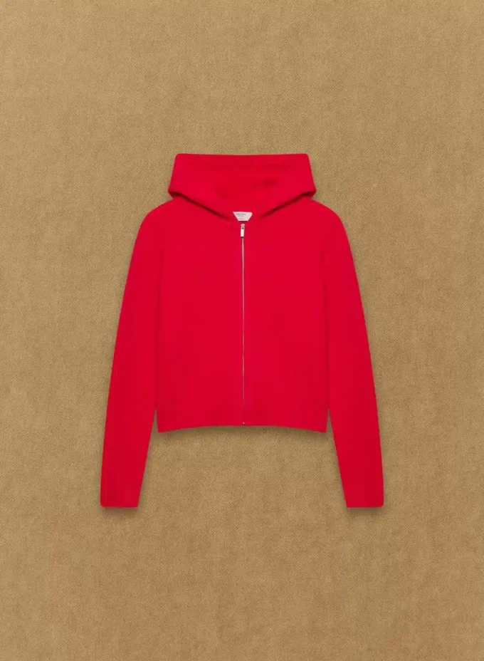 Sudadera con capucha y cremallera Essential Cashmere Sudadera con capucha y cremallera Essential Cashmere