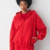 Sudadera con capucha y cremallera mega oversize Sudadera con capucha y cremallera mega oversize