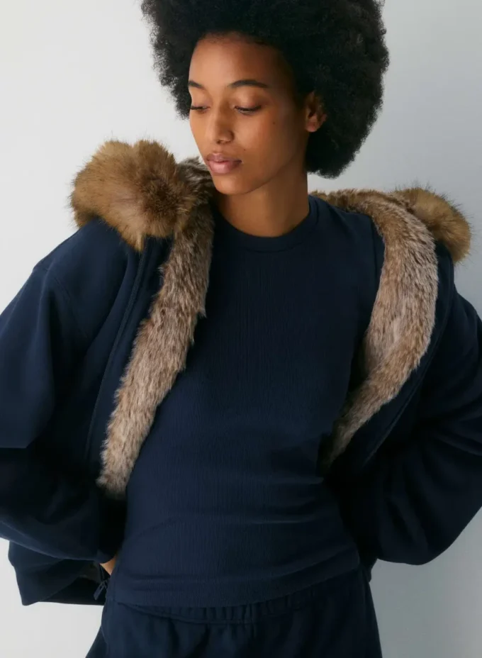 Sudadera con capucha y cremallera mega oversize Sudadera con capucha y cremallera mega oversize