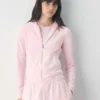 Sudadera con capucha y cremallera Nicole Velour Sudadera con capucha y cremallera Nicole Velour