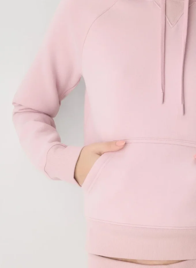 Sudadera con capucha y mangas raglán