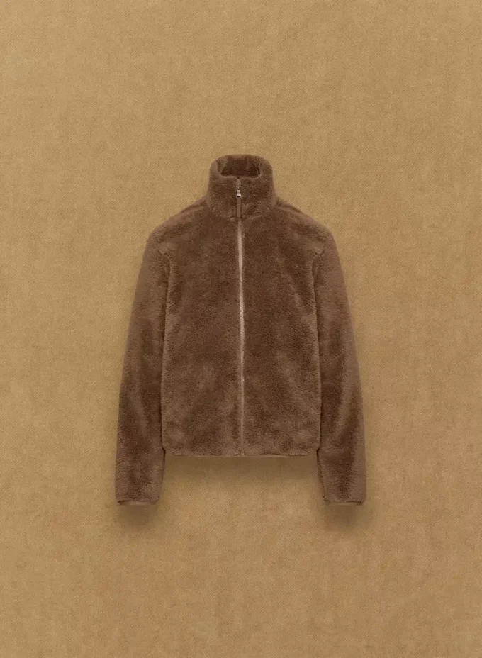 Sudadera con cremallera y cuello alto Snowdrop