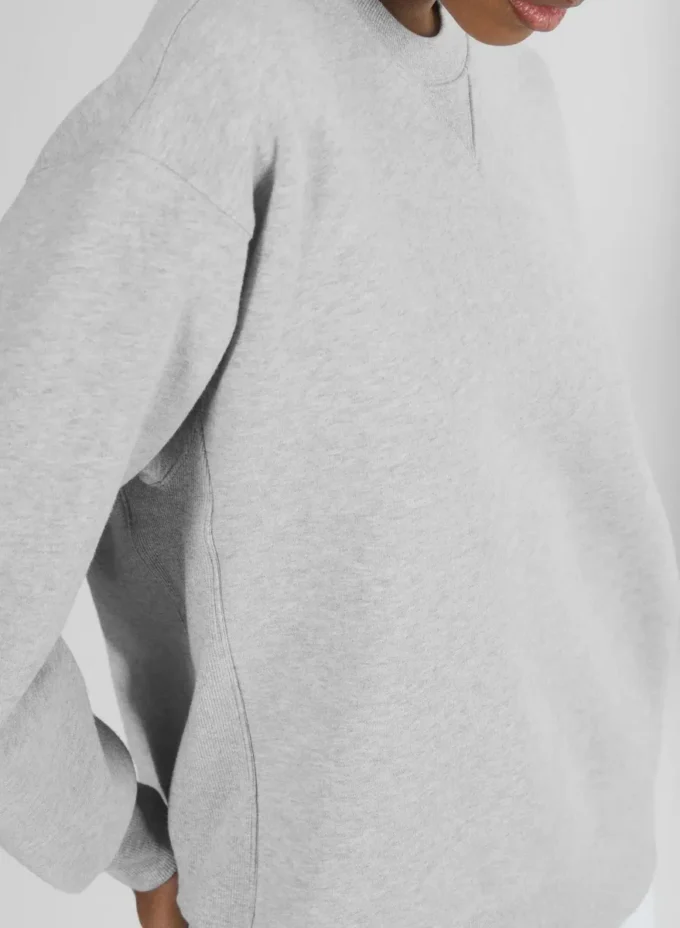 Sudadera de cuello redondo Boyfriend de felpa Cozy