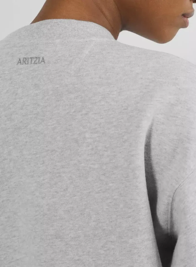 Sudadera de cuello redondo Boyfriend de felpa Cozy