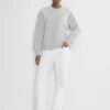 Sudadera de cuello redondo Boyfriend de felpa Cozy