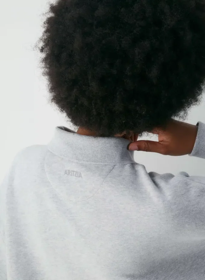 Sudadera polo boyfriend Cozy Sweatfleece