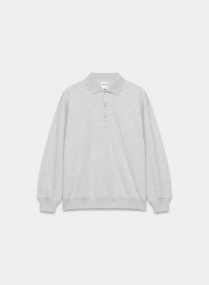 Sudadera polo boyfriend Cozy Sweatfleece