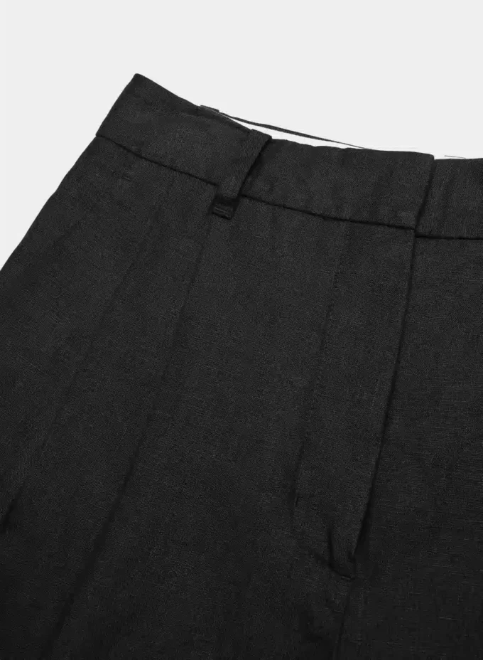The Effortless Short™ Lino hasta la mitad del muslo