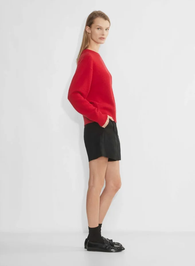 The Effortless Short™ Lino hasta la mitad del muslo