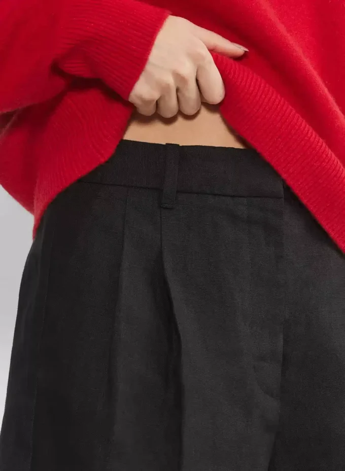 The Effortless Short™ Lino hasta la mitad del muslo