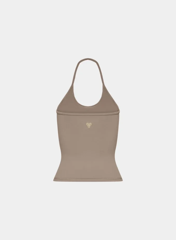Top camiseta con cuello halter LIFE Essential Top camiseta con cuello halter LIFE Essential