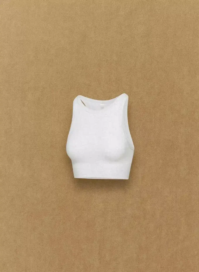 Top con sujetador CottonMelt™ Core