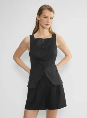 Top de lino Hepworth