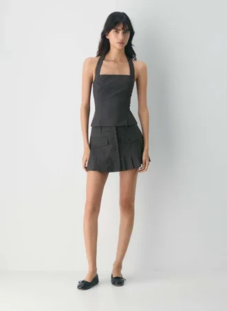 Top halter de gala