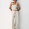 Top halter de lino Whisper Top halter de lino Whisper