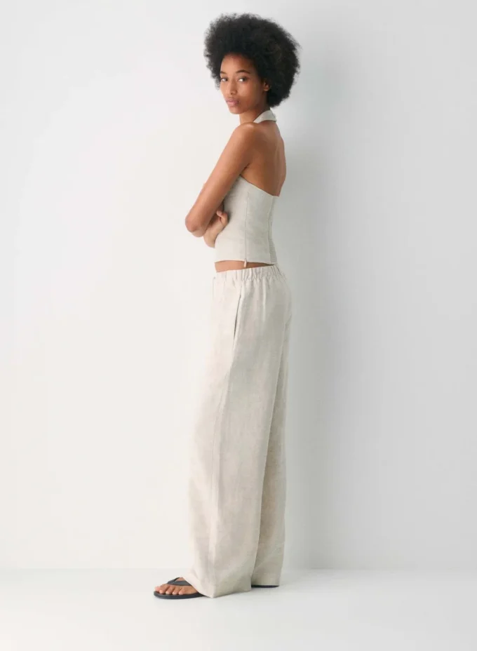 Top halter de lino Whisper Top halter de lino Whisper