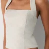 Top halter de lino Whisper Top halter de lino Whisper