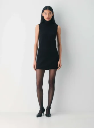 Vestido de lana y cachemira de Flandes