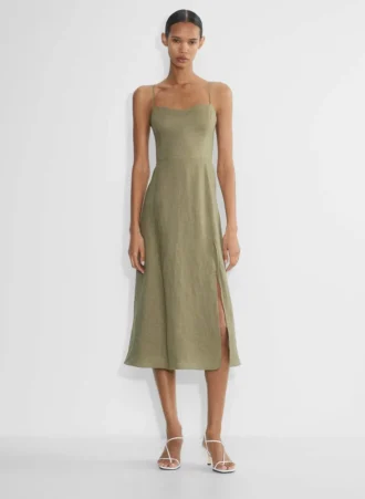 Vestido de lino Barrafina