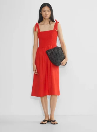 Vestido de lino Golden Hour
