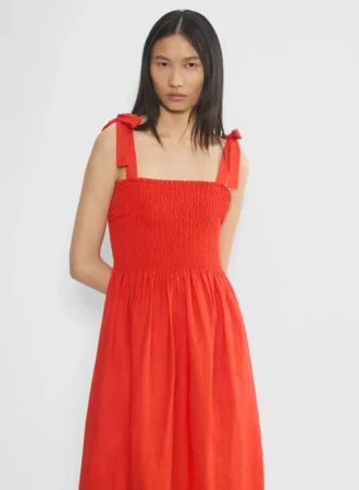 Vestido de lino Golden Hour
