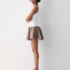 Vestido de popelín Segment