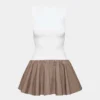 Vestido de popelín Segment