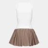 Vestido de popelín Segment