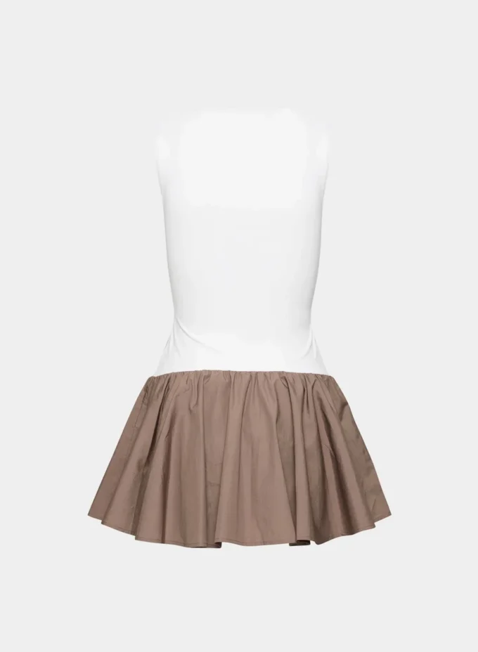 Vestido de popelín Segment