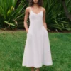 Vestido de popelín Technique
