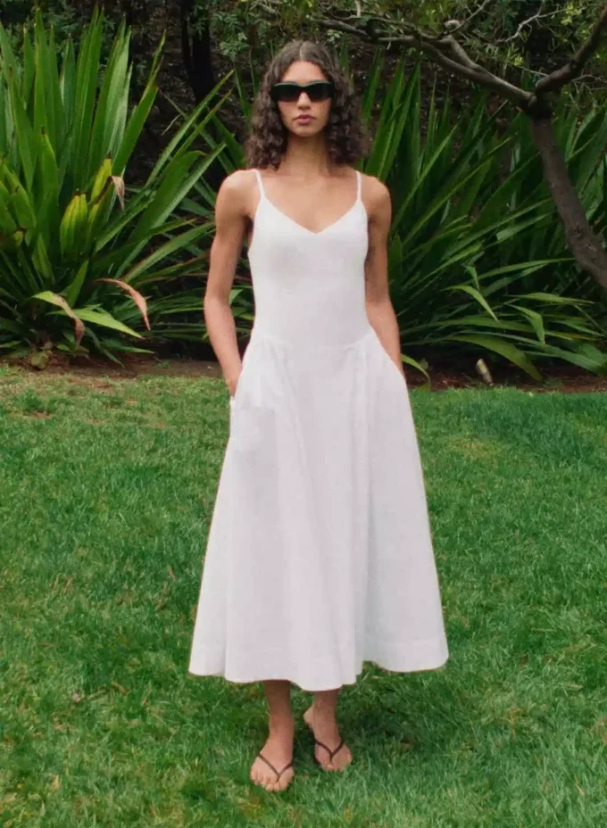 Vestido de popelín Technique