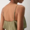 Vestido de satén Cannelle