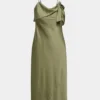 Vestido de satén Cannelle