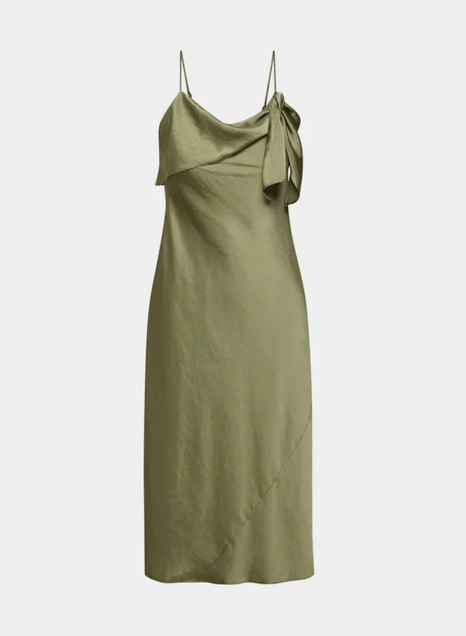 Vestido de satén Cannelle