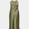 Vestido de satén Cannelle