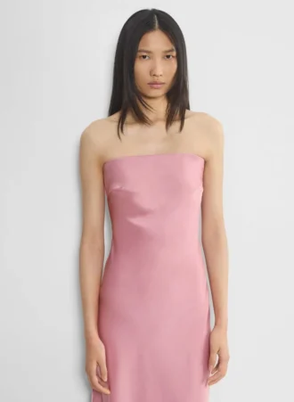 Vestido de satén Charmaine
