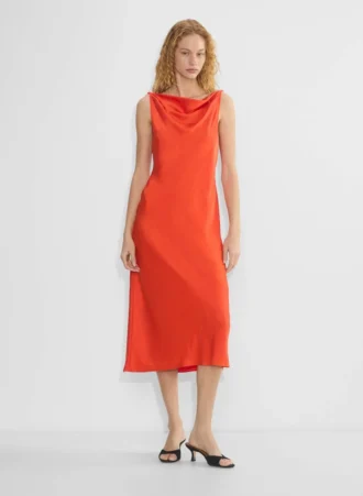 Vestido de satén Goddess
