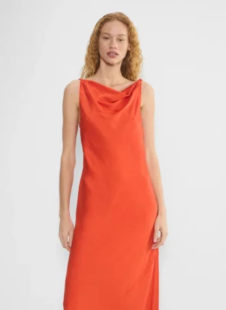 Vestido de satén Goddess